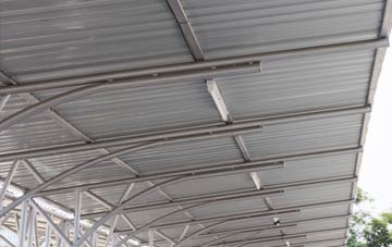 installing Pentre Dwr metal roofing